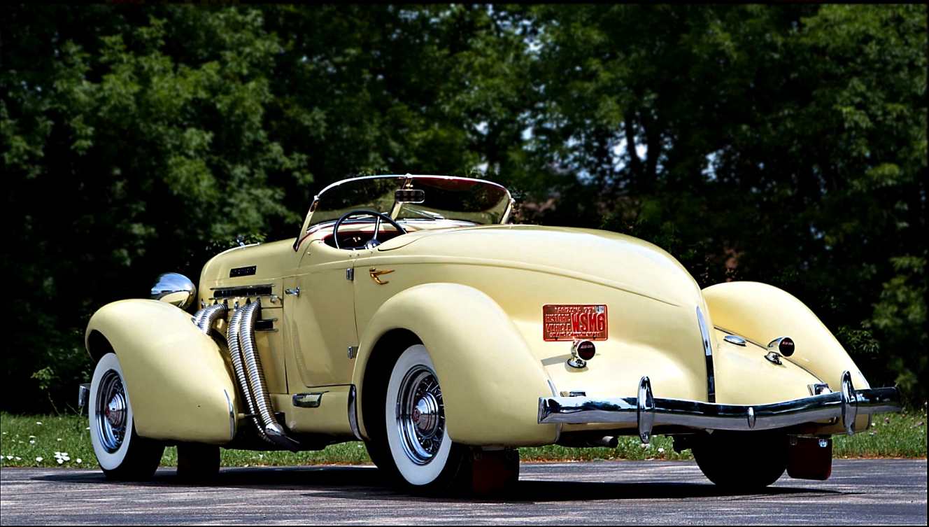 Click to Enlarge-Esc to Close myimgs/ArtDecoCars1910-36/1935 Auburn 851 SC Boattail Speedster.jpg